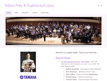 Tablet Screenshot of euphonium.com